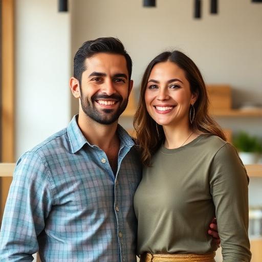 Anderson e Vanessa, Sócios-proprietários da V&A Moda Íntima